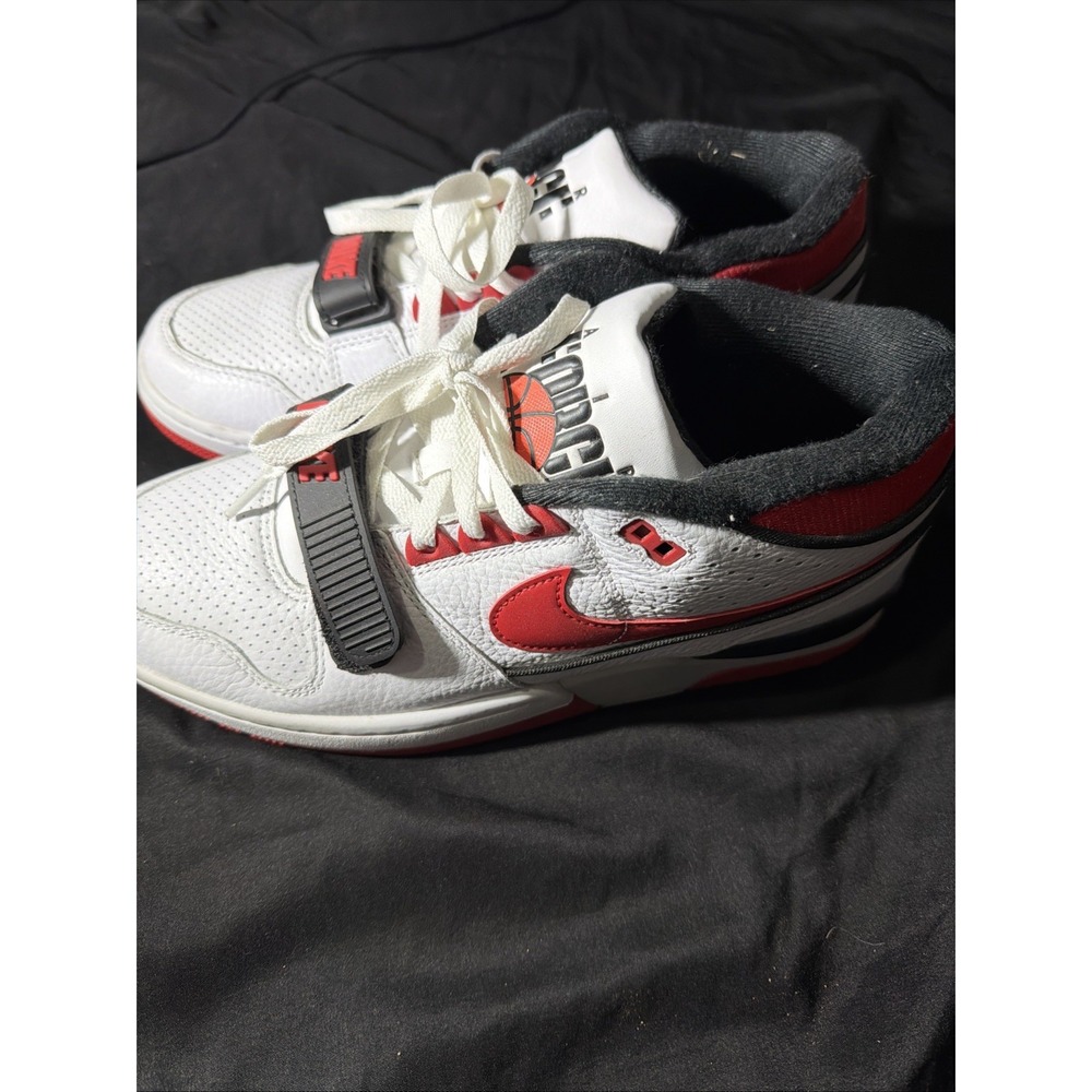 Nike Air Alpha Force 88 Mens 10 White University Red Black DZ4627-100 Basketball - Picture 3 of 7